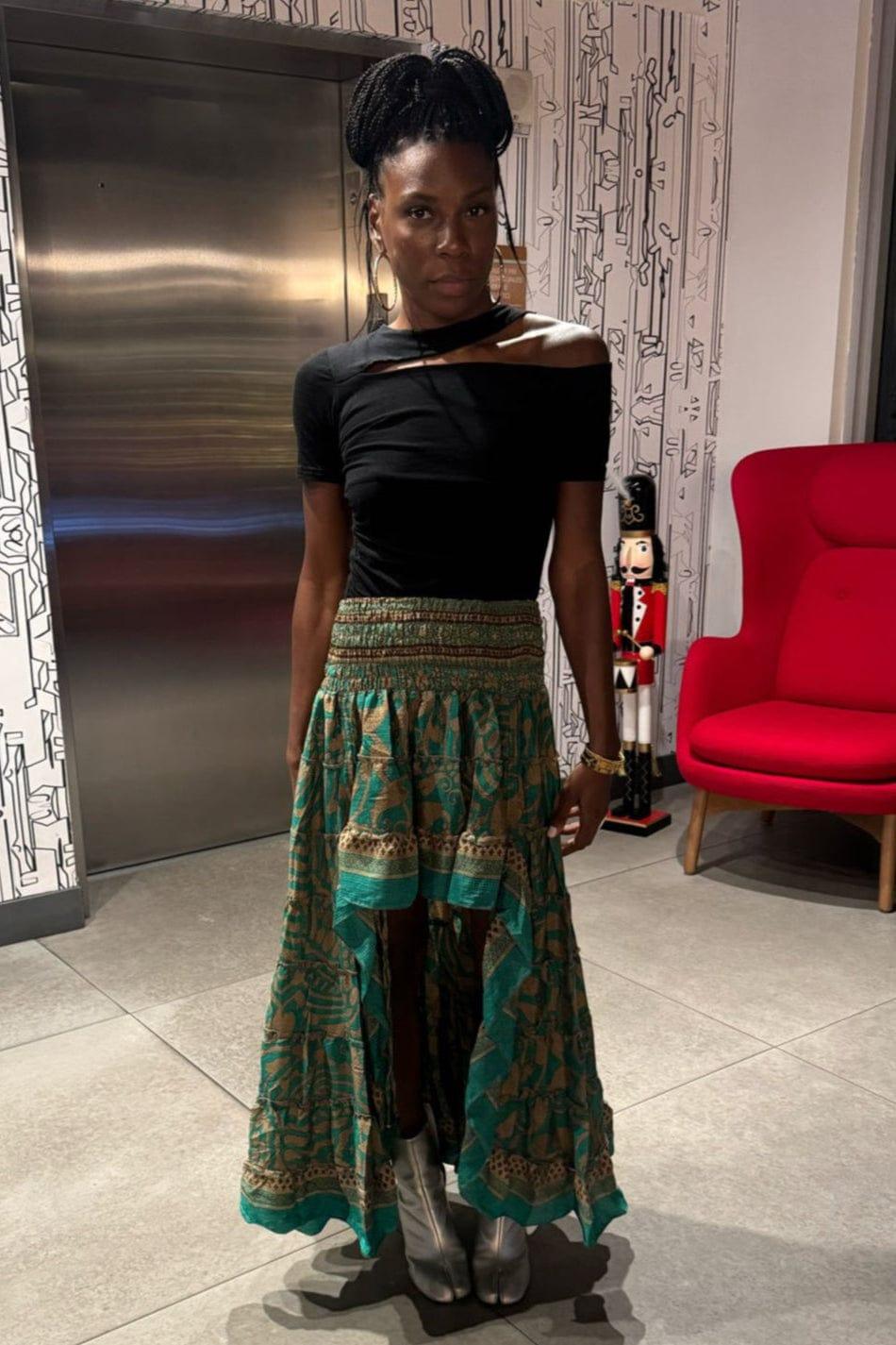 Evergreen Kezia Maxi Skirt - Da Bohemian Bazaar