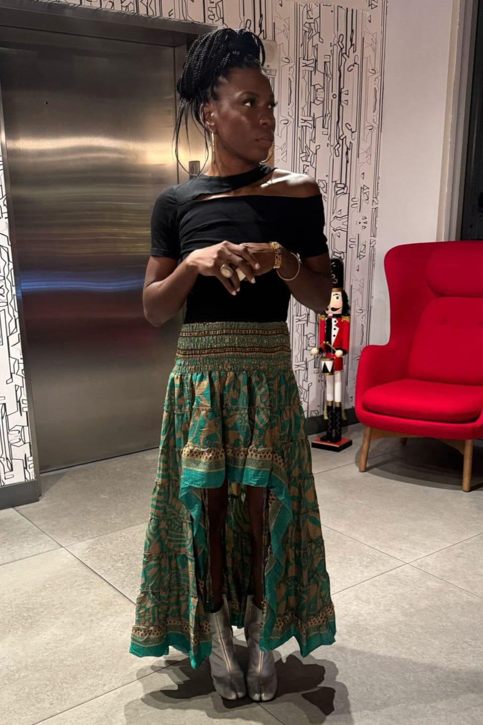 Evergreen Kezia Maxi Skirt - Da Bohemian Bazaar