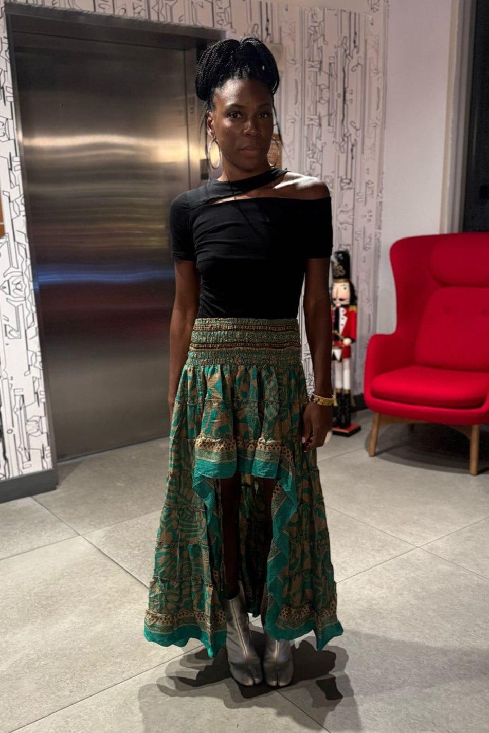 Evergreen Kezia Maxi Skirt - Da Bohemian Bazaar