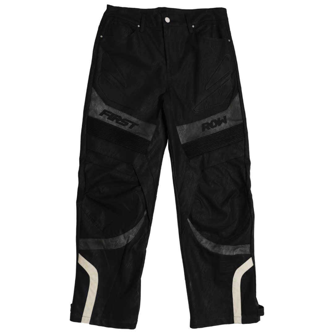 Furious Motor Racing Y2K Leather Pants - Da Bohemian Bazaar
