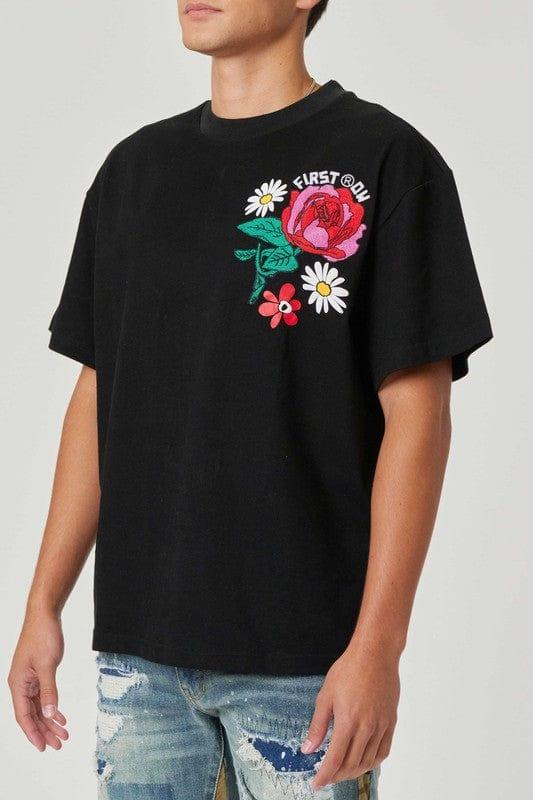 Flower Puff Graphic Tee - Da Bohemian Bazaar