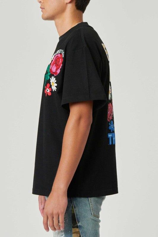 Flower Puff Graphic Tee - Da Bohemian Bazaar