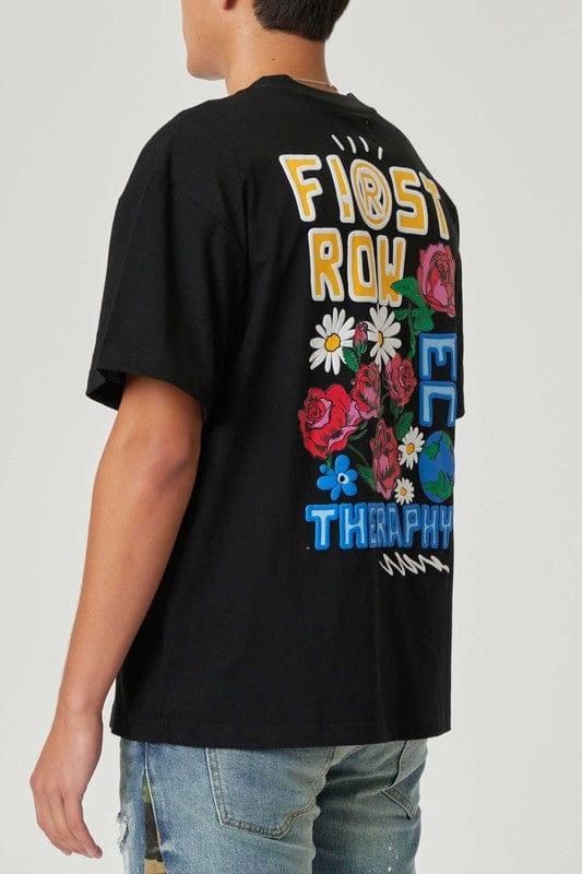 Flower Puff Graphic Tee - Da Bohemian Bazaar