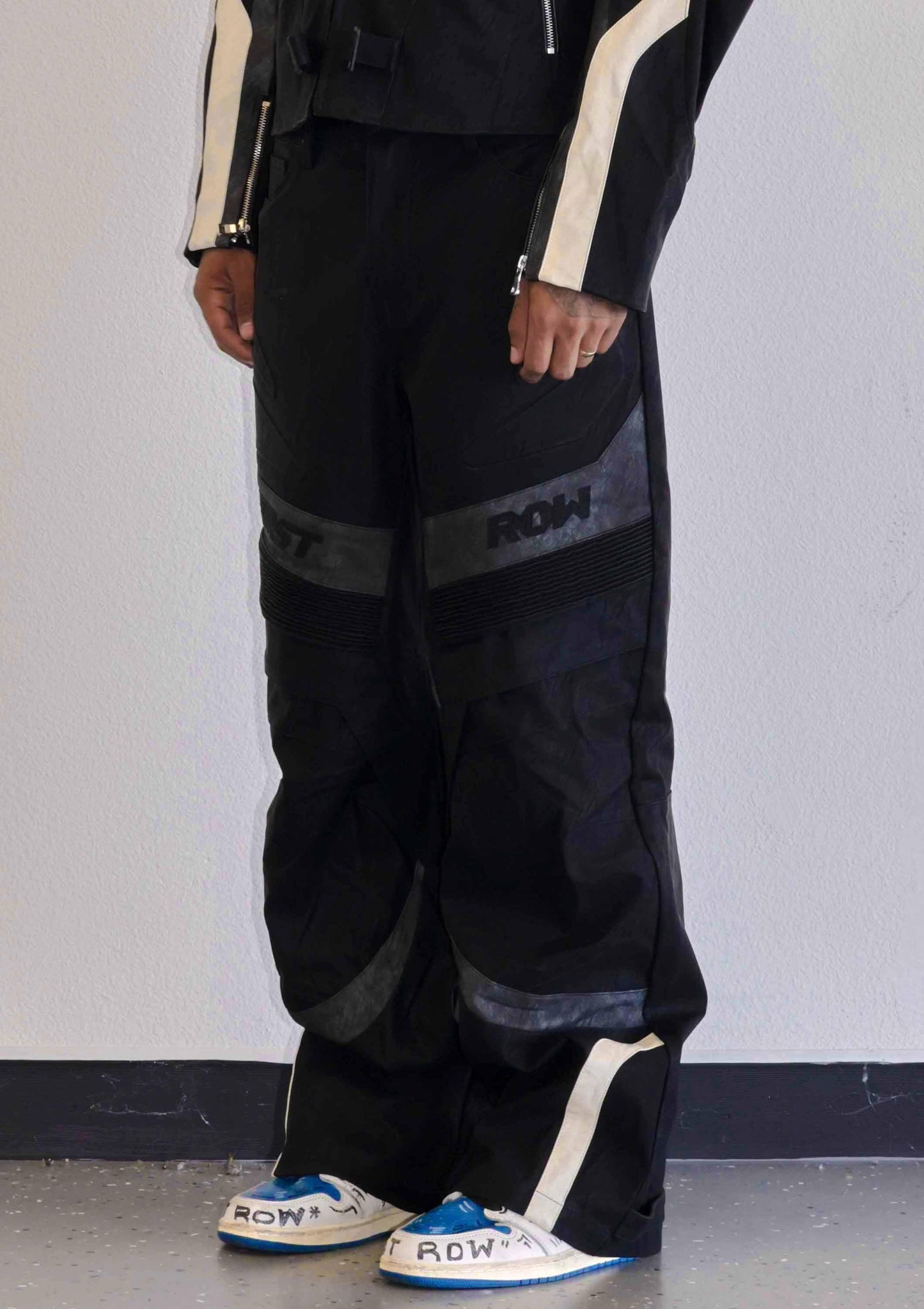 Furious Motor Racing Y2K Leather Pants - Da Bohemian Bazaar