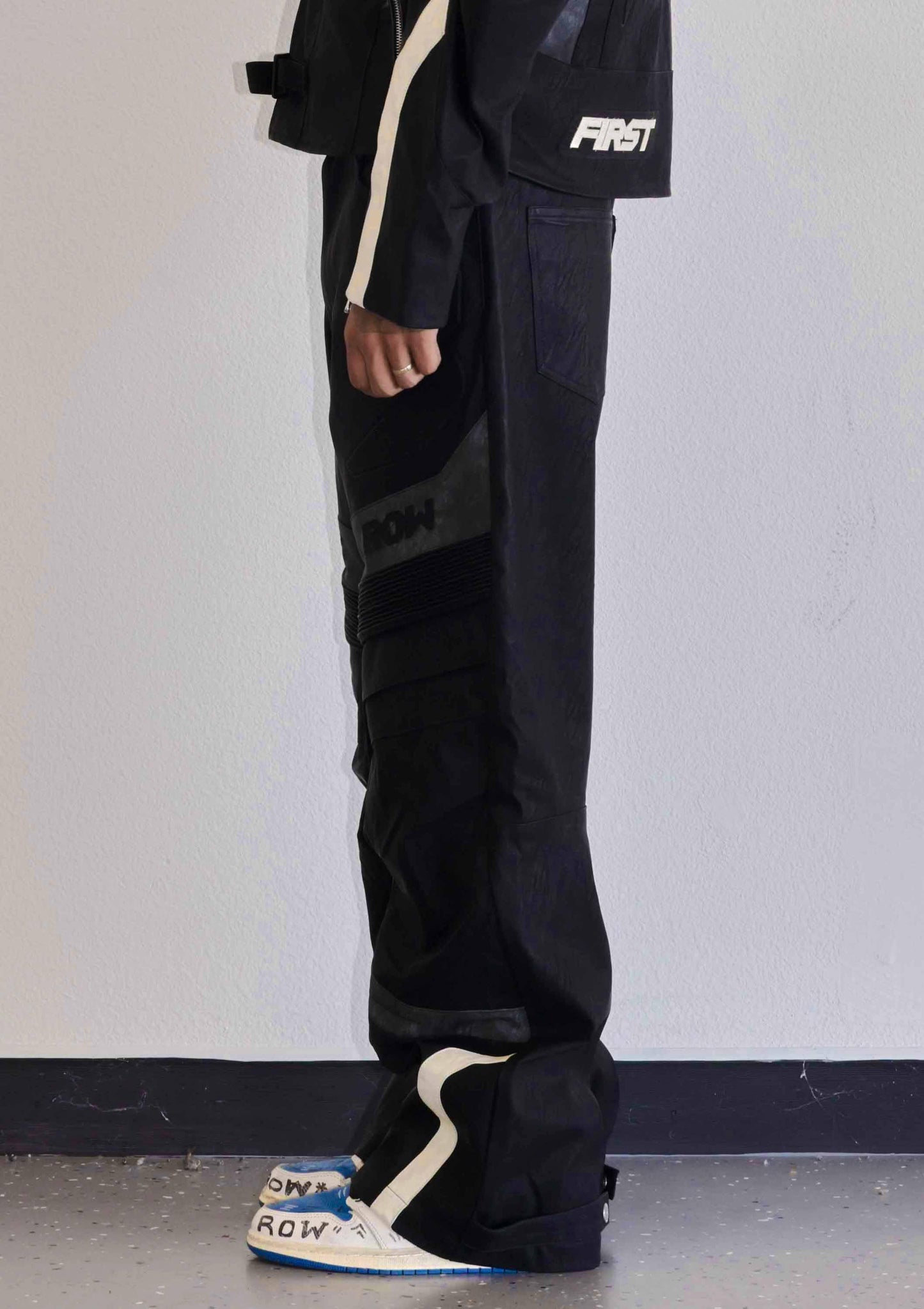 Furious Motor Racing Y2K Leather Pants - Da Bohemian Bazaar