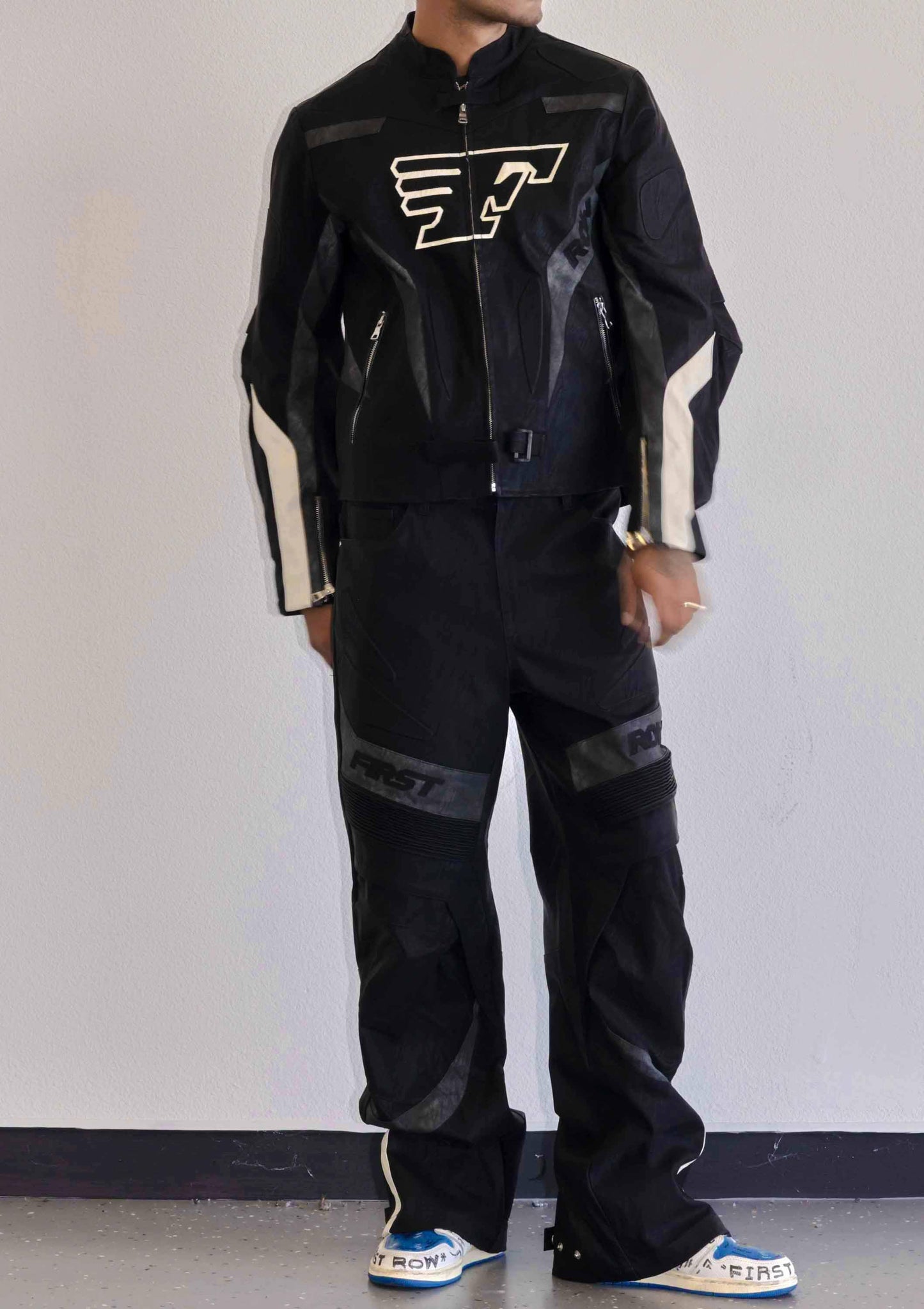 Furious Motor Racing Y2K Leather Pants - Da Bohemian Bazaar