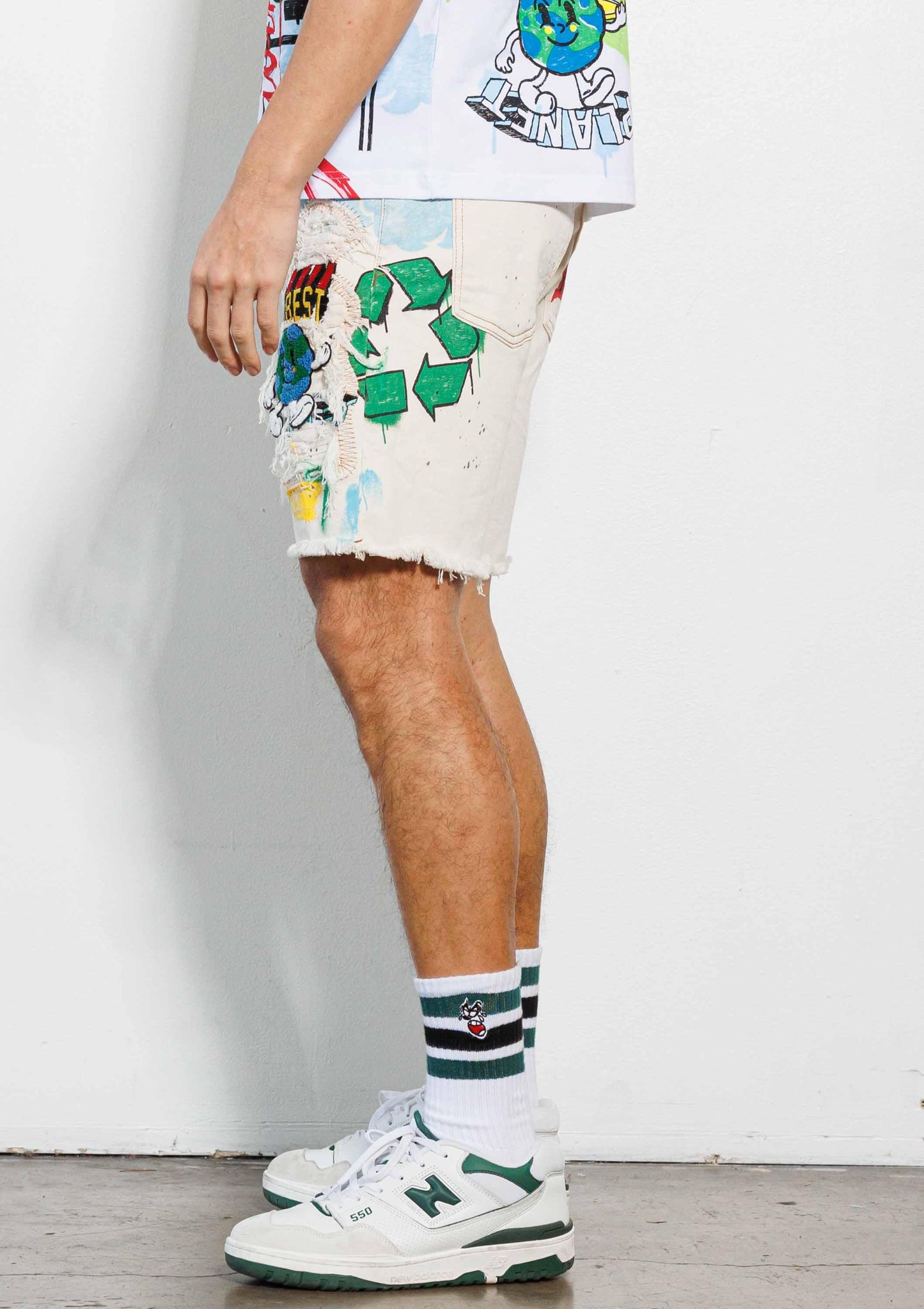 Love Your Planet Denim Shorts