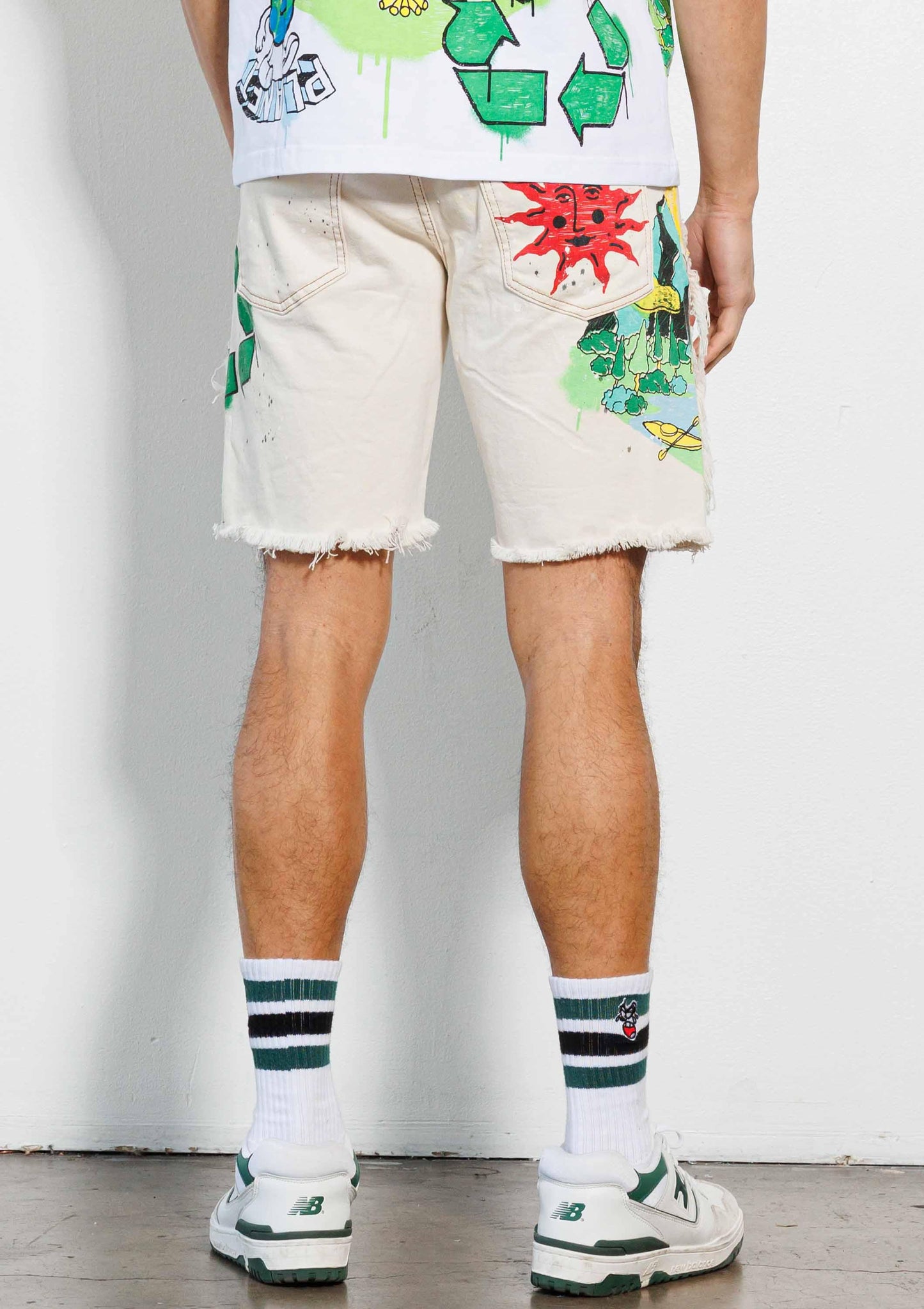 Love Your Planet Denim Shorts