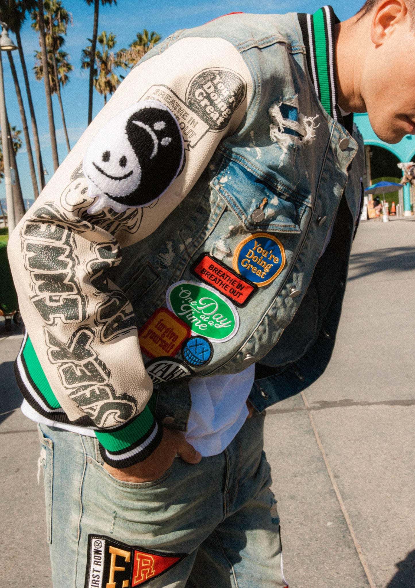 Spring Break Denim Jacket - Da Bohemian Bazaar
