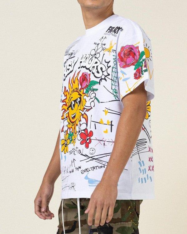 All-Over Graphic Tee - Da Bohemian Bazaar