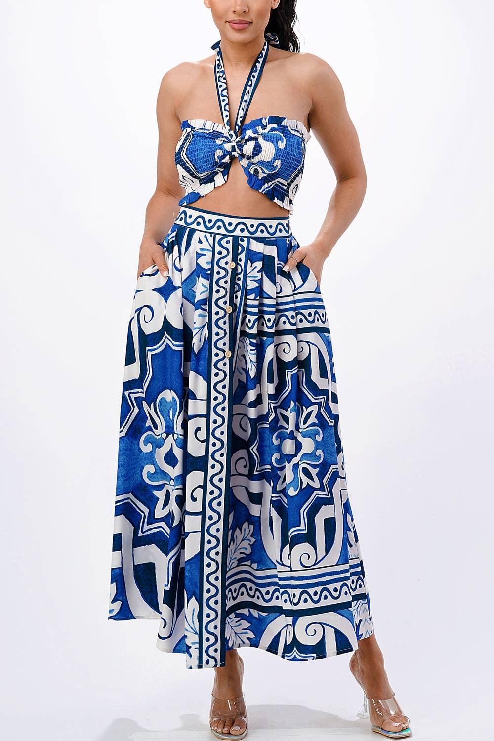 Reese Midi Dress - Da Bohemian Bazaar