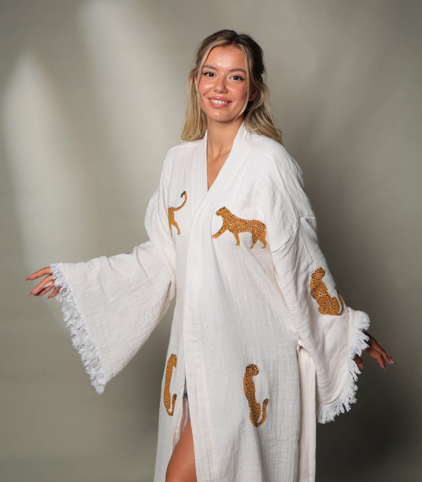 The LouLou Long Tiger Kimono - Da Bohemian Bazaar