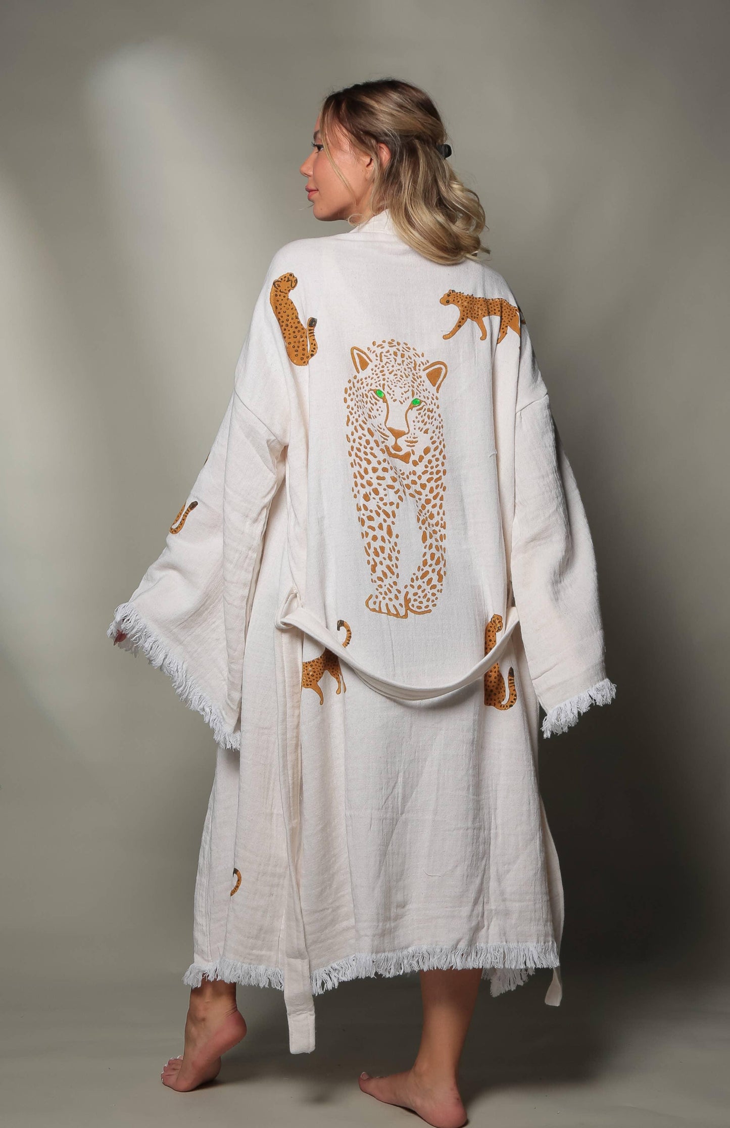 The LouLou Long Tiger Kimono - Da Bohemian Bazaar