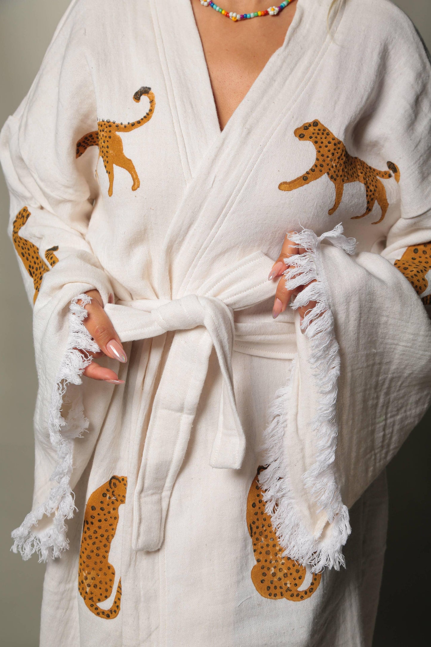The LouLou Long Tiger Kimono - Da Bohemian Bazaar