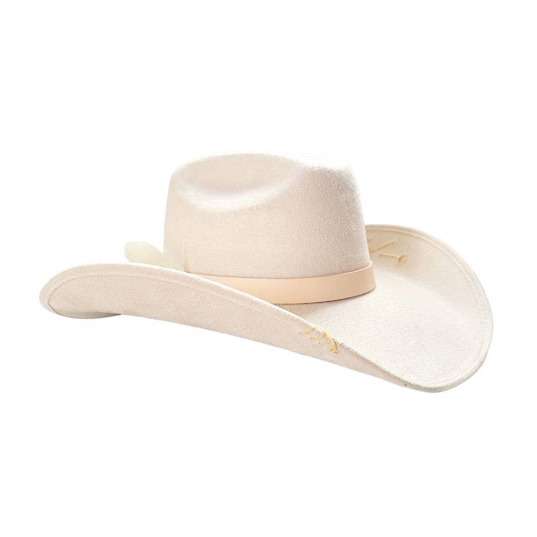 PAX Polyester Suede Cowboy Hat - Da Bohemian Bazaar