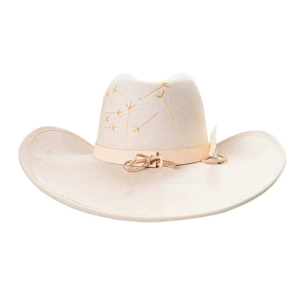 PAX Polyester Suede Cowboy Hat - Da Bohemian Bazaar