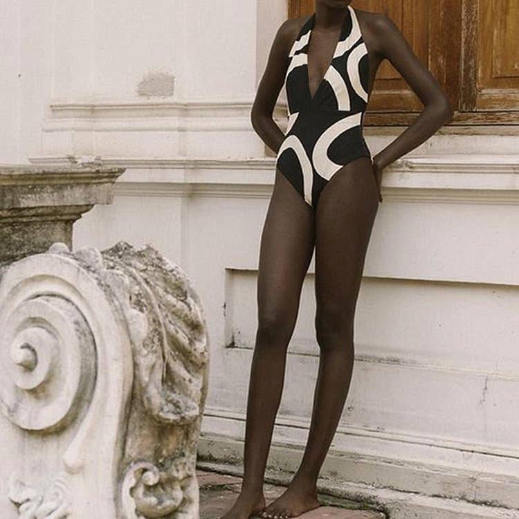 Capri Noir Swim Set