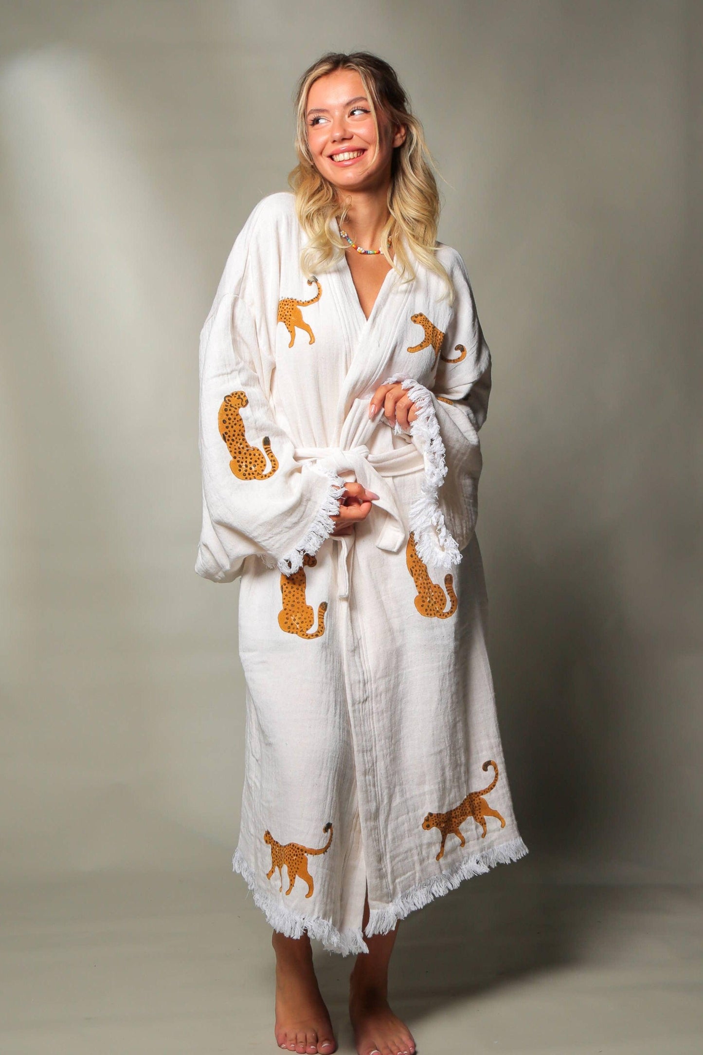The LouLou Long Tiger Kimono - Da Bohemian Bazaar