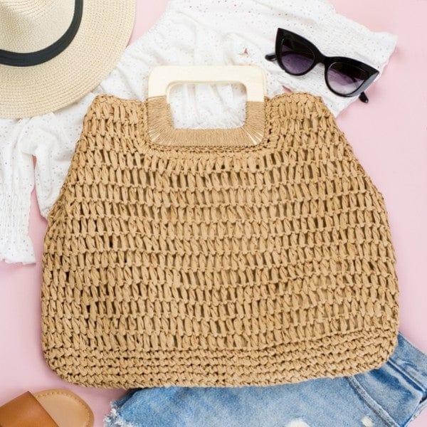 Chelsie Straw Tote - Da Bohemian Bazaar