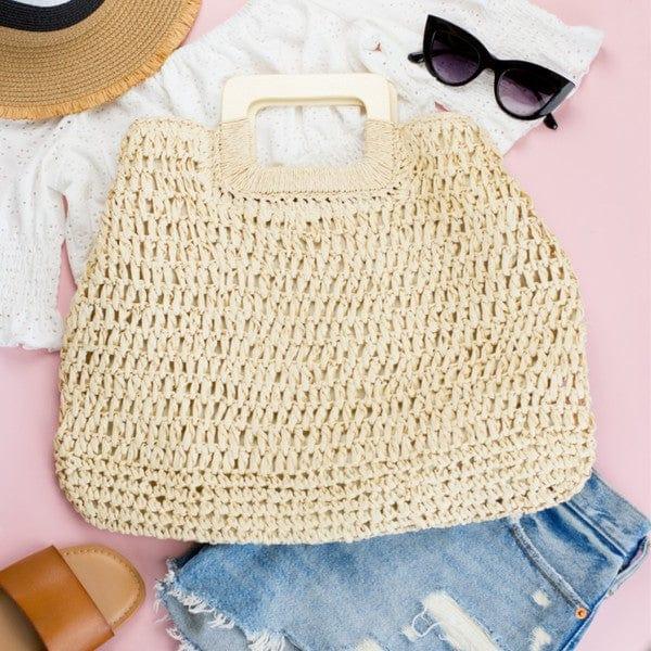 Chelsie Straw Tote - Da Bohemian Bazaar