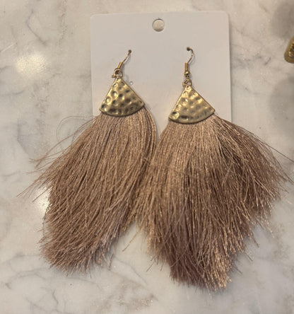 Boho Soft Tassel Earrings - Da Bohemian Bazaar