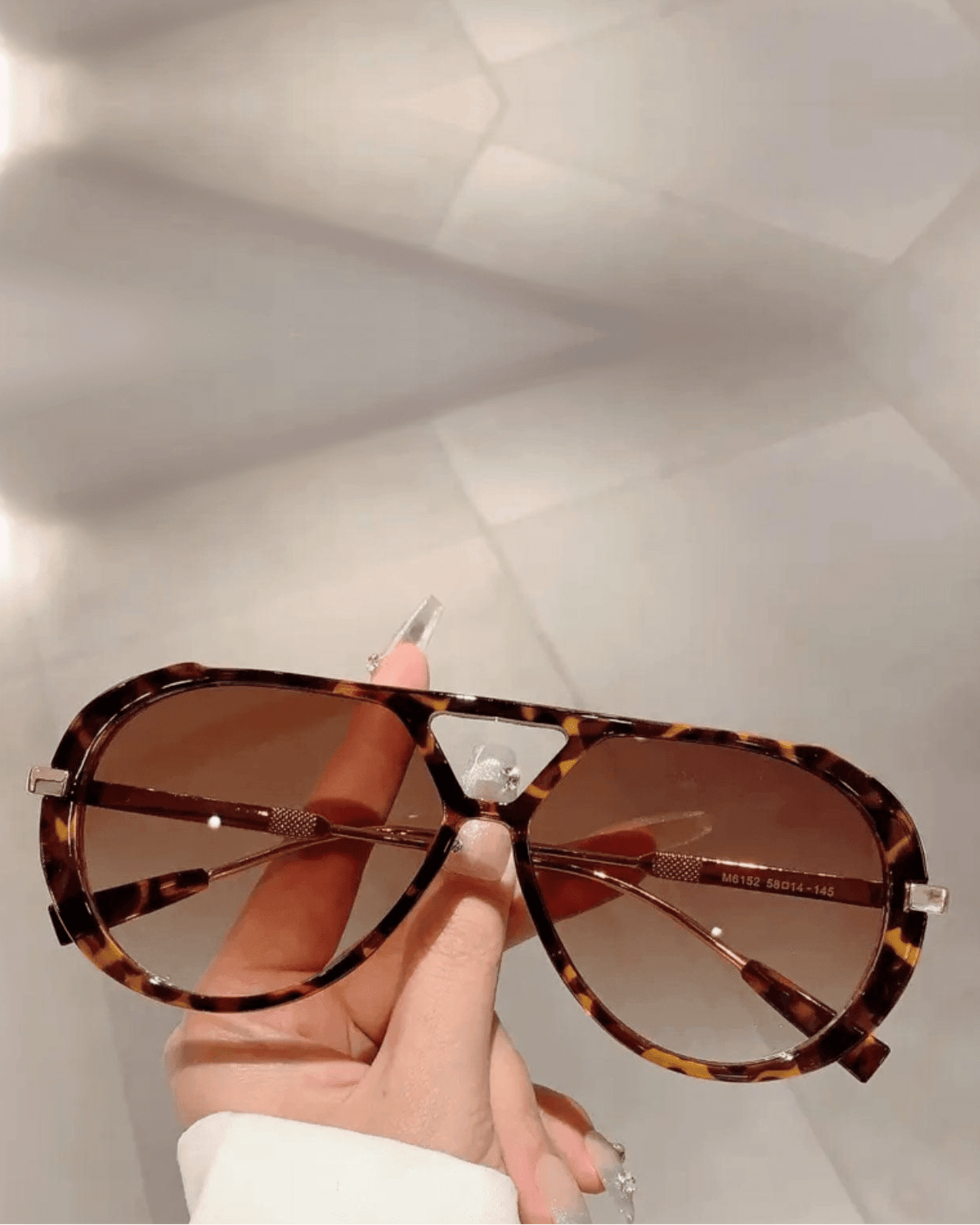 Luxe Retro Aviator Sunglasses – Gradient Tortoise & Teal Frame - Da Bohemian Bazaar