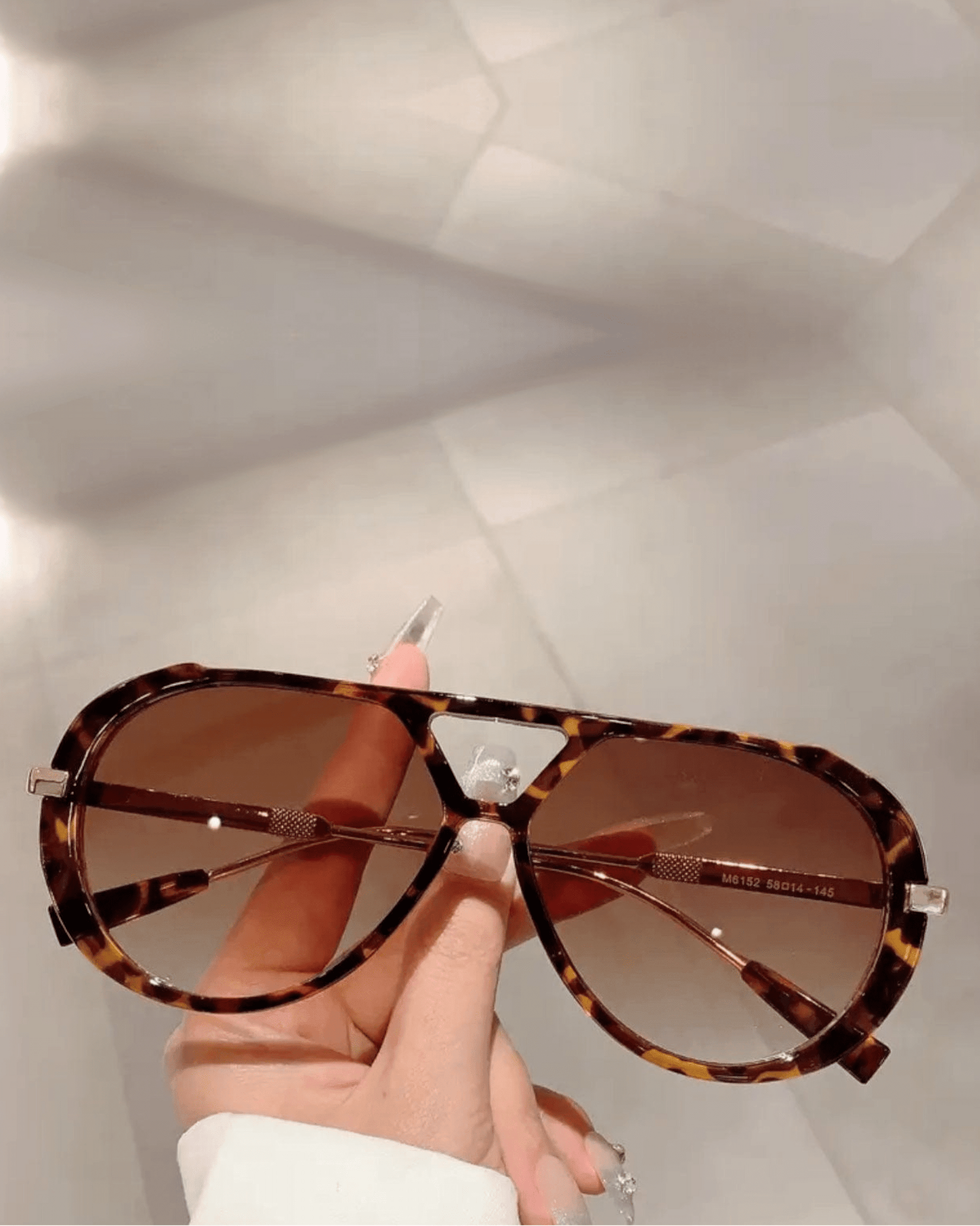 Luxe Retro Aviator Sunglasses – Gradient Tortoise & Teal Frame - Da Bohemian Bazaar