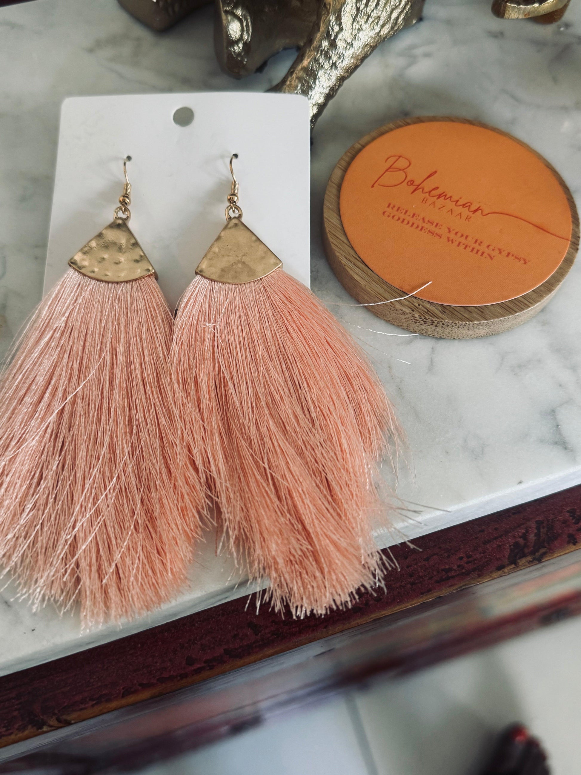 Boho Soft Tassel Earrings - Da Bohemian Bazaar