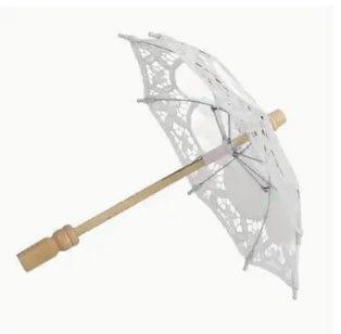 Mini Me Lace Cotton Parasol - Da Bohemian Bazaar