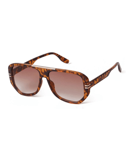Vintage Style Amber Aviators Sunglasses with UV Protection - Da Bohemian Bazaar