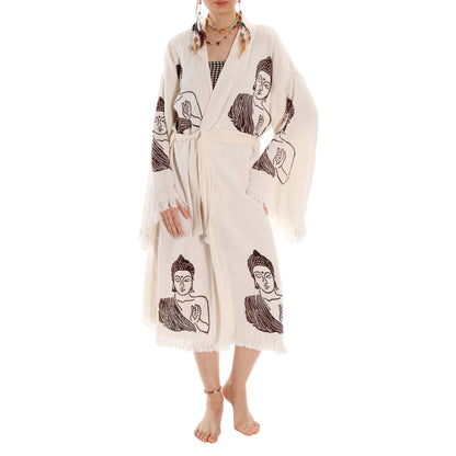 Unique Buddha Boho Kimono