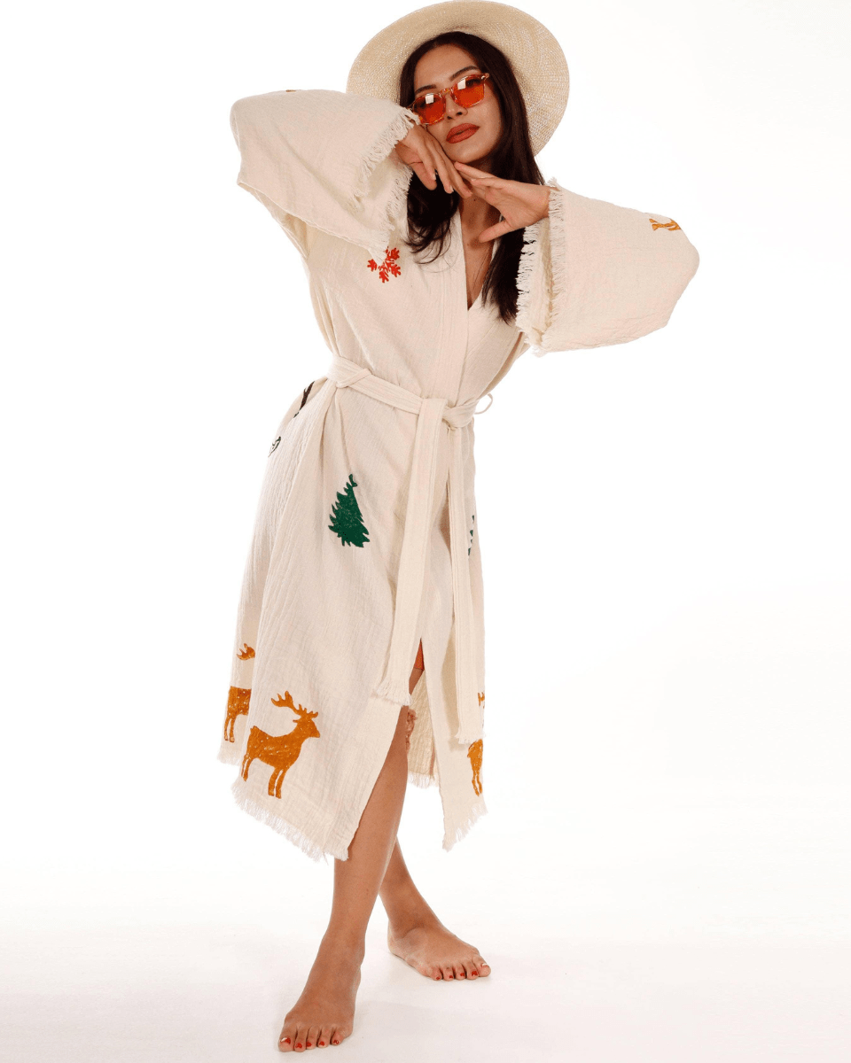 Festive Beach Kimono