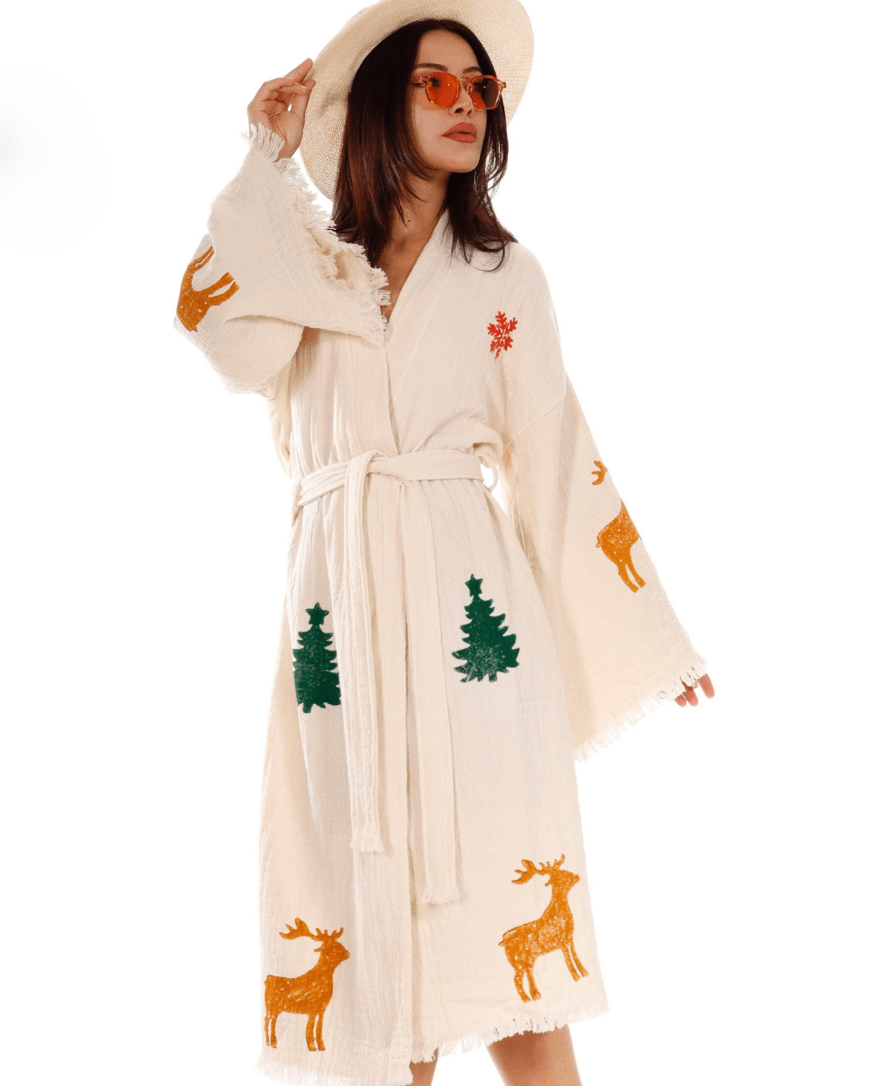 Festive Beach Kimono