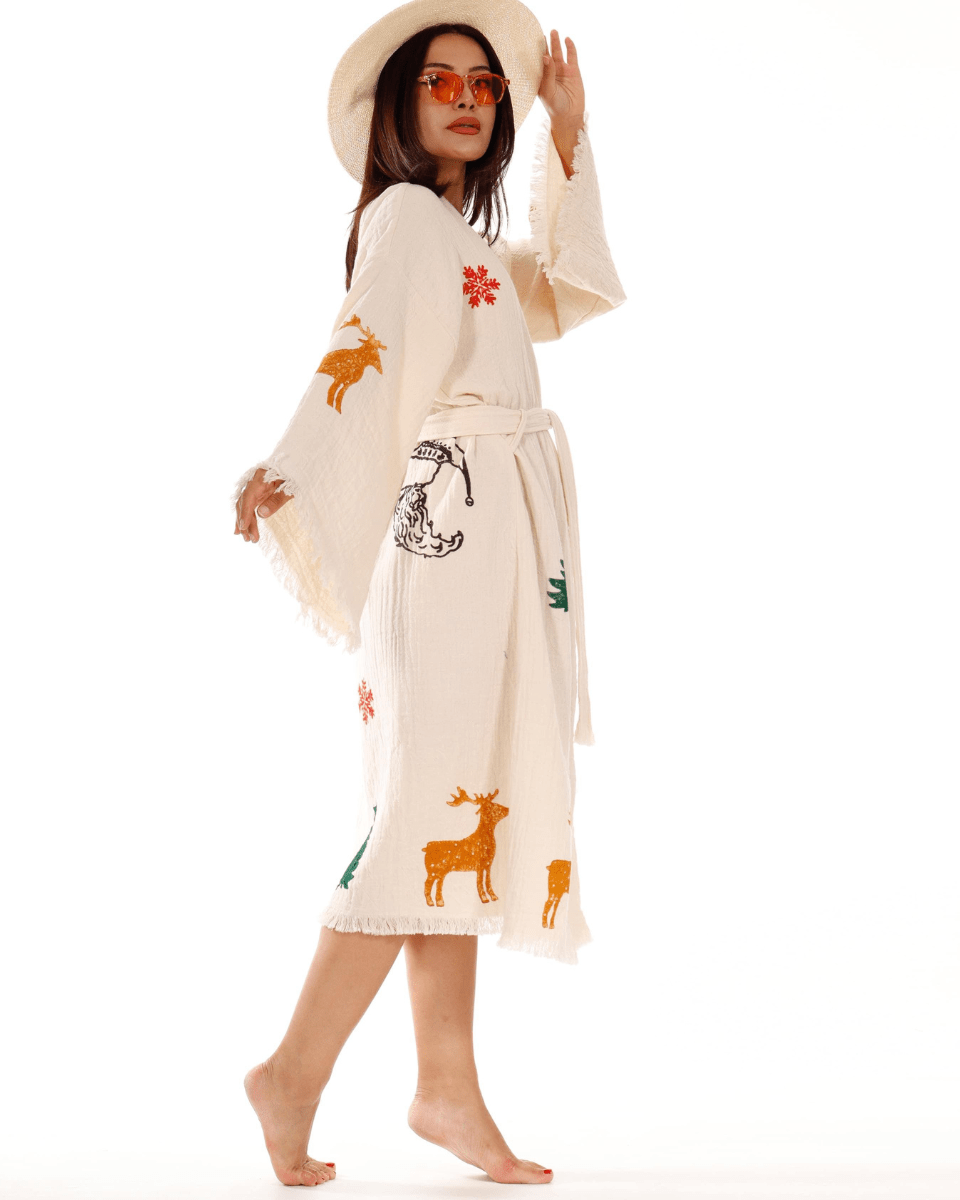 Festive Beach Kimono