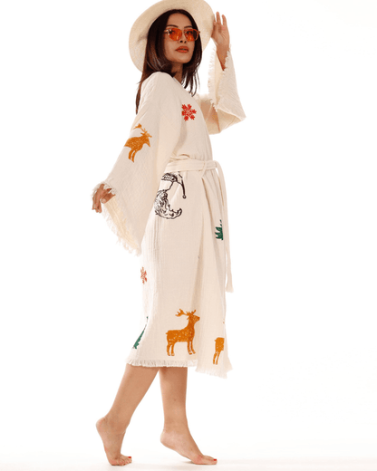 Festive Beach Kimono
