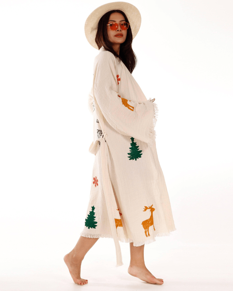Festive Beach Kimono