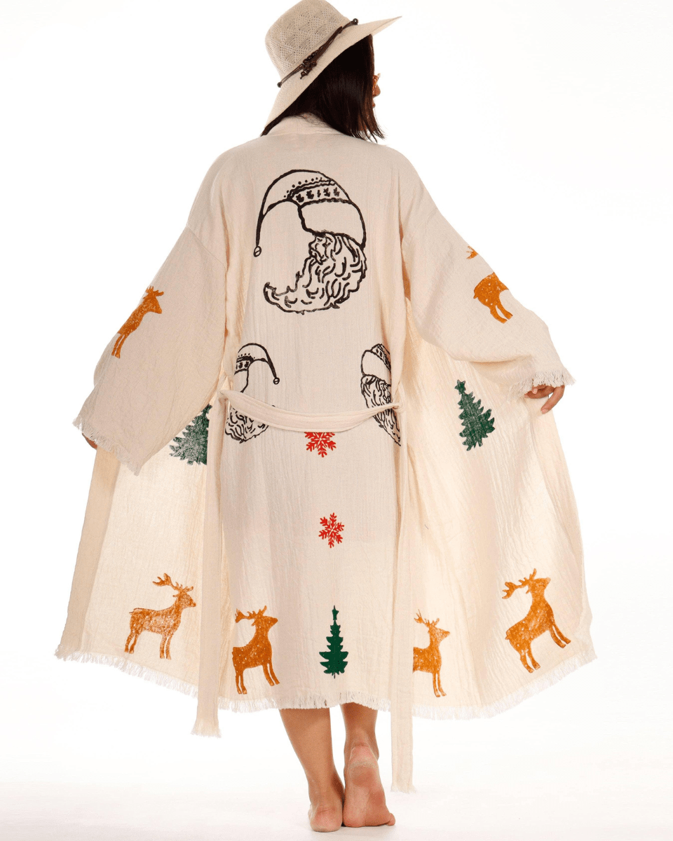 Festive Beach Kimono