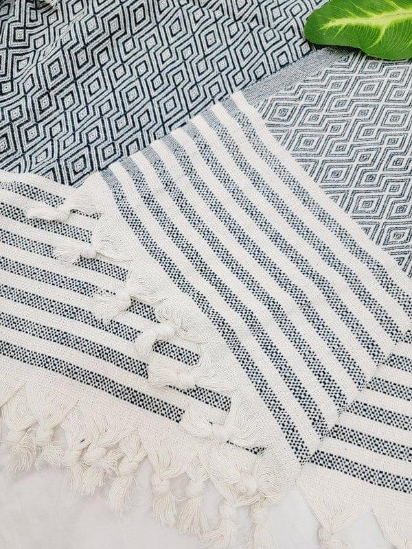 Ebby Turkish Throw Towel - Large - Da Bohemian Bazaar