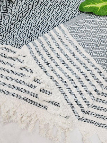 Ebby Turkish Throw Towel - Large - Da Bohemian Bazaar