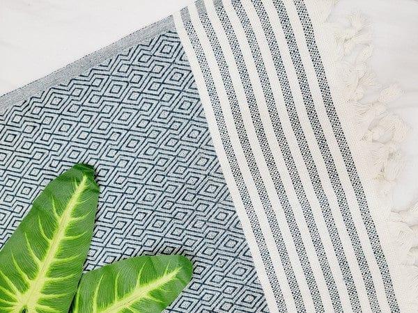 Ebby Turkish Throw Towel - Large - Da Bohemian Bazaar