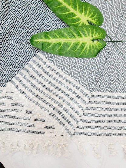 Ebby Turkish Throw Towel - Large - Da Bohemian Bazaar
