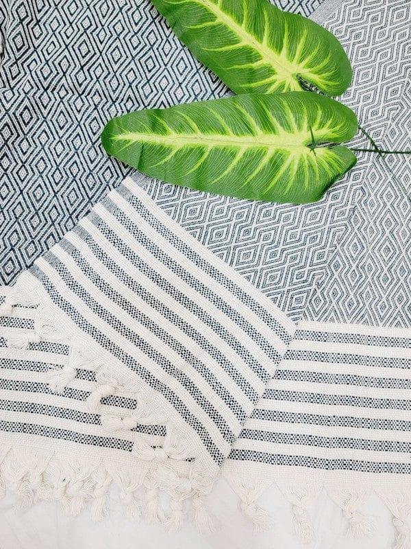 Ebby Turkish Throw Towel - Large - Da Bohemian Bazaar