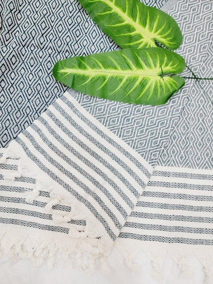 Ebby Turkish Throw Towel - Large - Da Bohemian Bazaar
