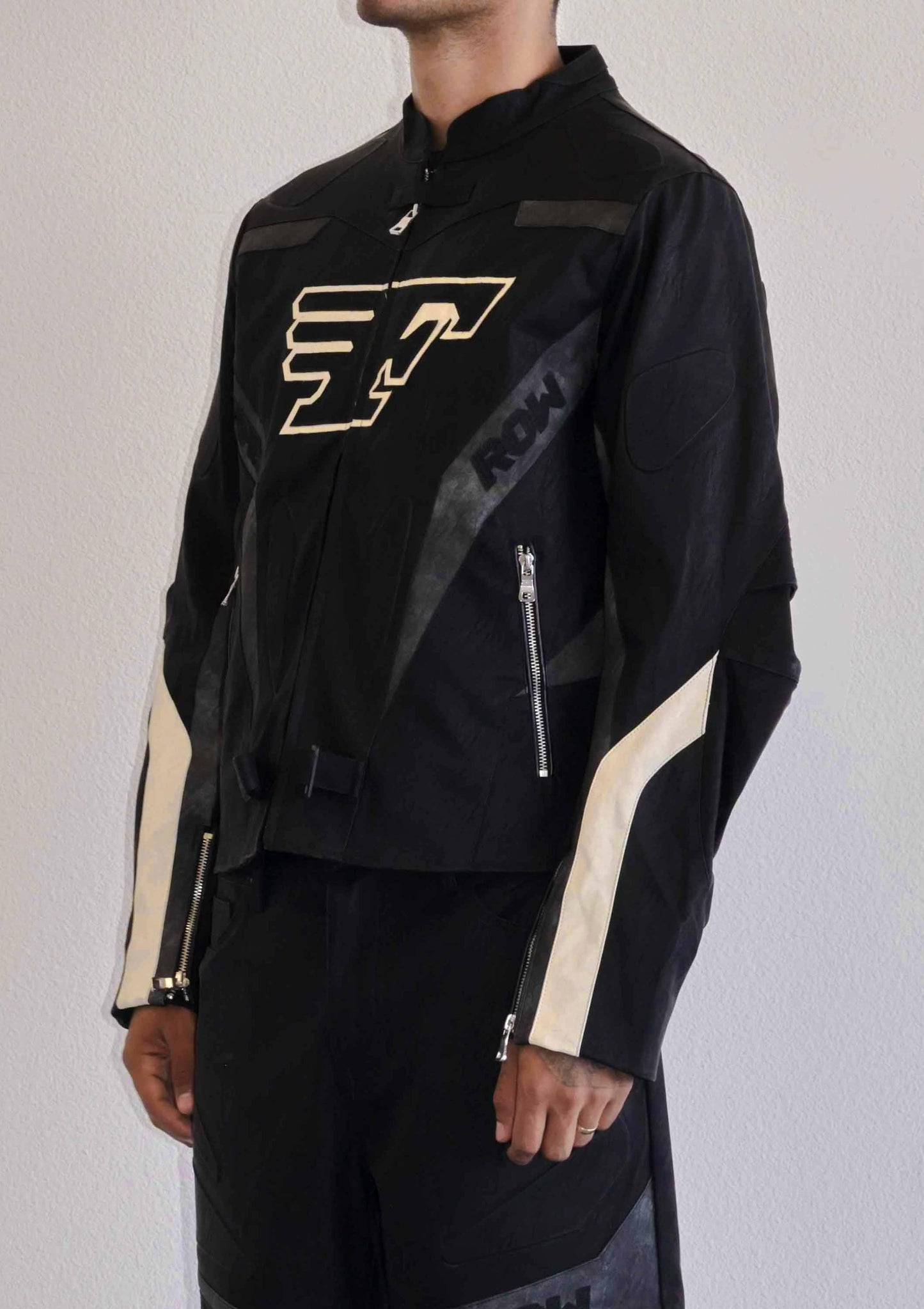 Furious Motor Racing Vegan Leather Jacket - Da Bohemian Bazaar
