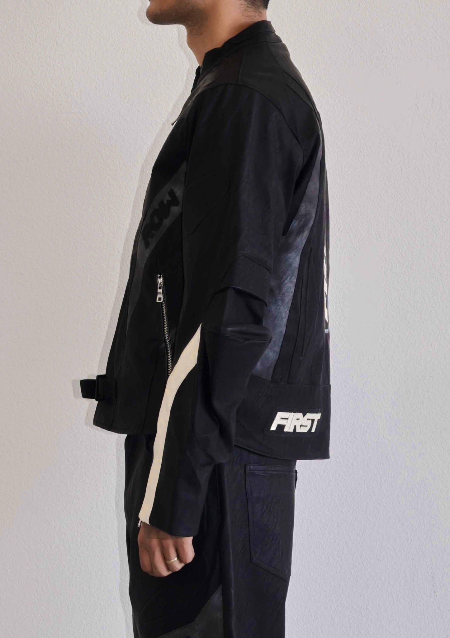 Furious Motor Racing Vegan Leather Jacket - Da Bohemian Bazaar