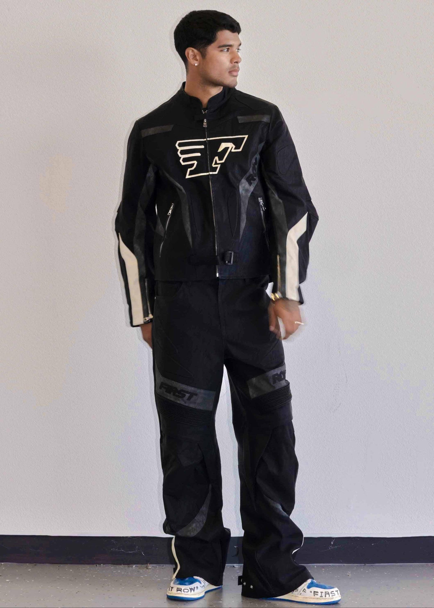 Furious Motor Racing Vegan Leather Jacket - Da Bohemian Bazaar