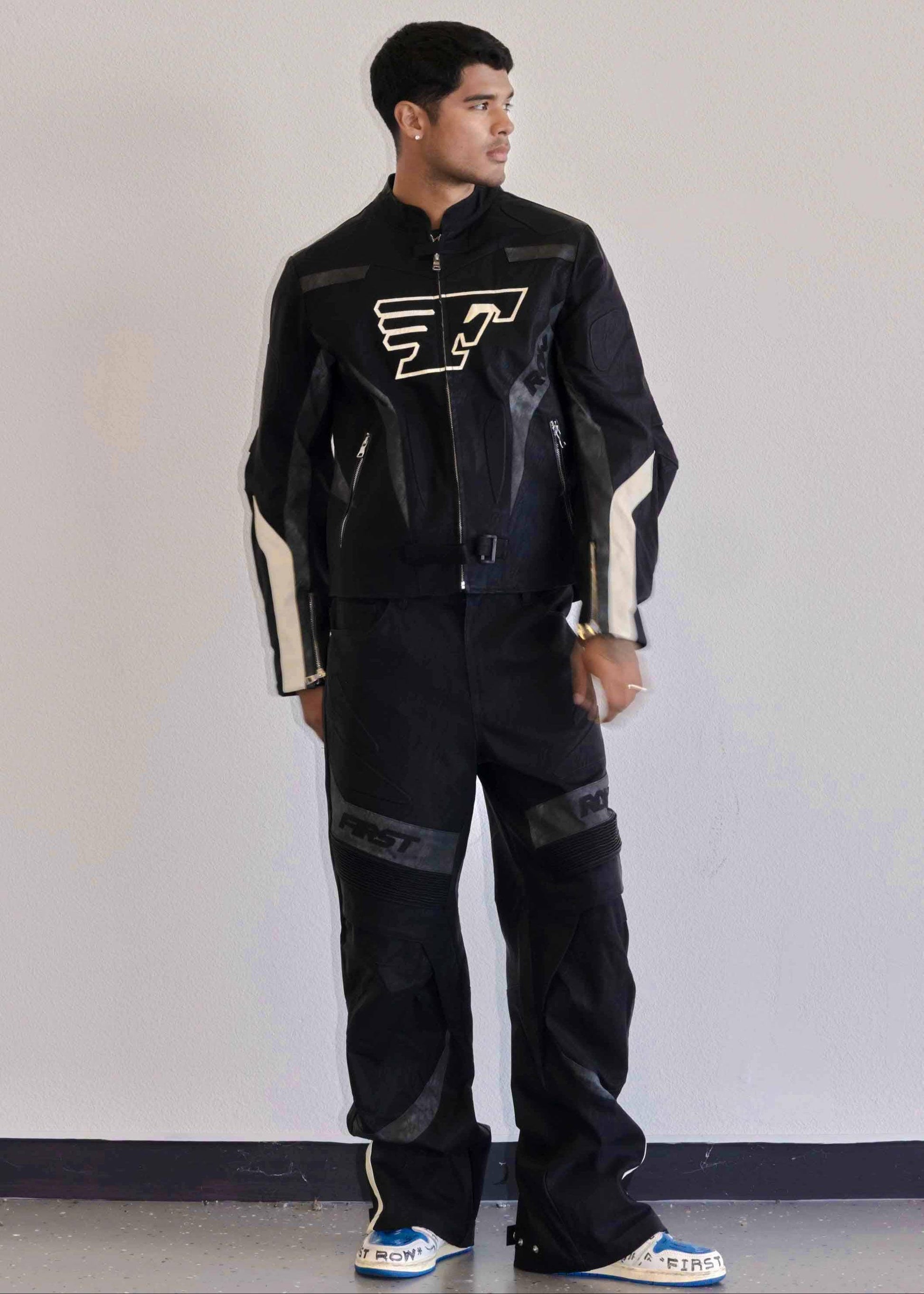 Furious Motor Racing Vegan Leather Jacket - Da Bohemian Bazaar