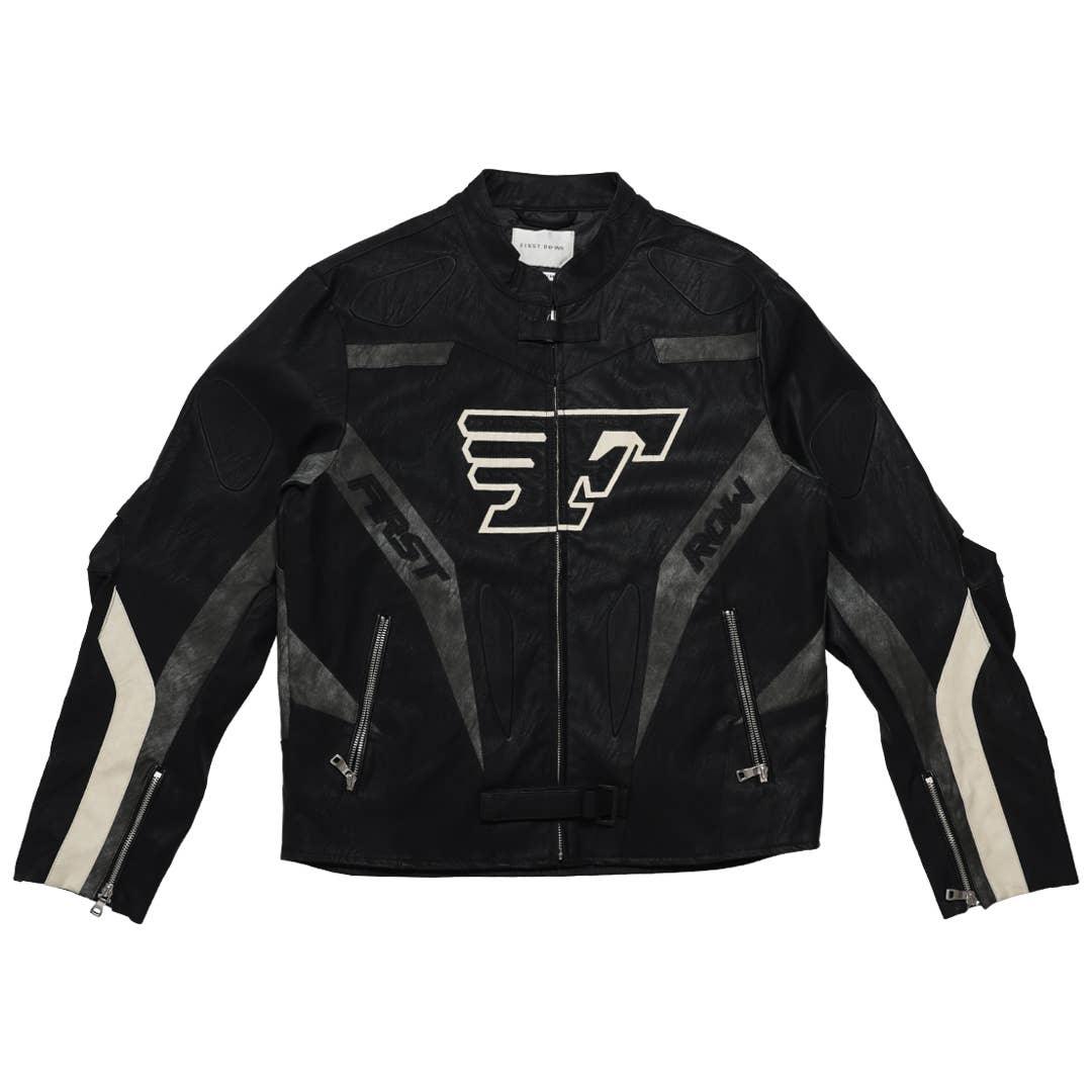 Furious Motor Racing Vegan Leather Jacket - Da Bohemian Bazaar