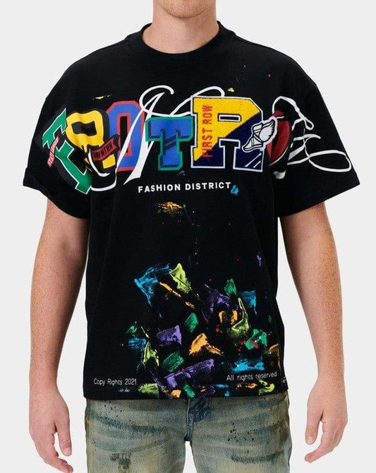 Chenille Patch Graphic Tee II - Da Bohemian Bazaar