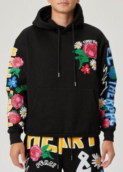 Flower Puff Hoodie